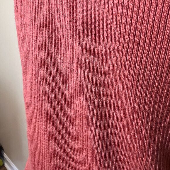 House of Harlow 1960 One-Shoulder Ribbed Bodycon Dress Orange Size M - Picture 5 of 10